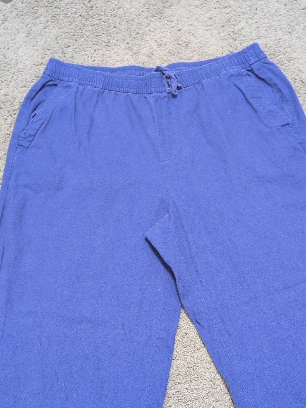Old Navy High Waist Linen Blend Pull On Pants Size Large - Picture 3 of 11